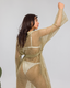 Gold Shimmery Kimono Coverup