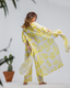 Yellow Linen Kimono Set