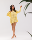 Yellow Short Coverup