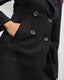 Black Chamois Coat