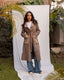 Grey Mid-Length Teddy Coat