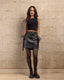 Black Short Leather Skirt