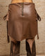 Brown Short Leather Skirt