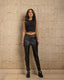 Black Skinny Leather Pants