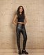 Black Skinny Leather Pants