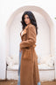 Brown Mid length Teddy  Coat