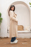 Beige Mid-length Teddy Coat