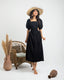 Black Linen Dress