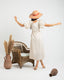 Beige Linen Dress