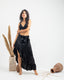 Black Fringes Skirt