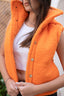 Orange Teddy  Vest