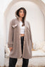 Gray Mid-length wool Coat