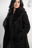 Black Furry long Coat