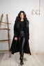 Black Furry long Coat