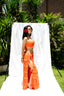 Light Orange Flowy Set