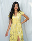 Yellow Chiffon Dress