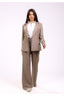 beige business suit