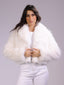 white full fur jacket