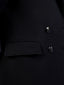 black long Double-Breasted Wool Coat