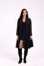 Black Dentelle Mid length coat