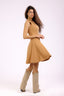 beige suit dress set