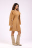 beige suit dress set