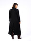 black long Double-Breasted Wool Coat