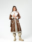 brown teddy leather coat